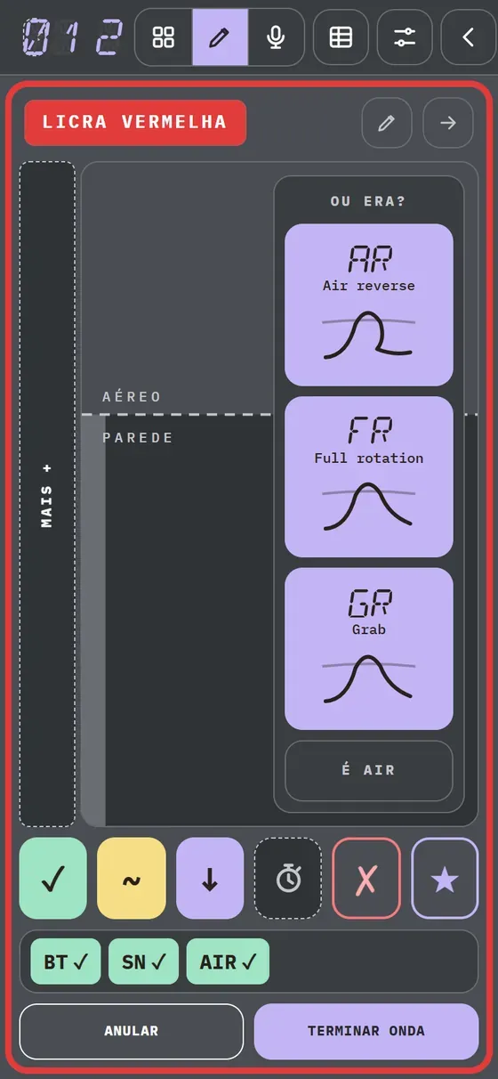 Demonstração na app: O seu desk · Desenho