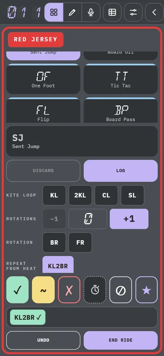 Demo in the app: Your desk · Buttons