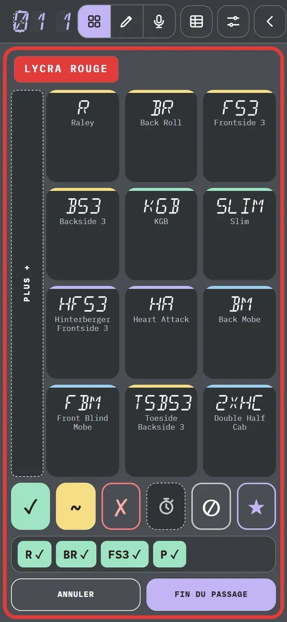 Démonstration dans l’app : Votre desk · Boutons