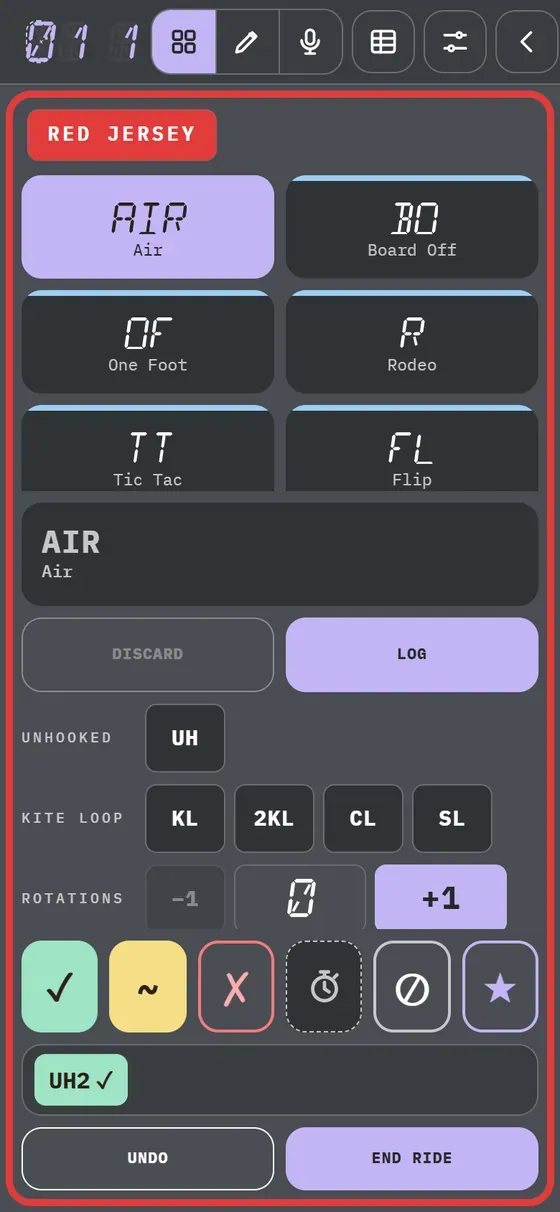 Demo in the app: Your desk · Buttons