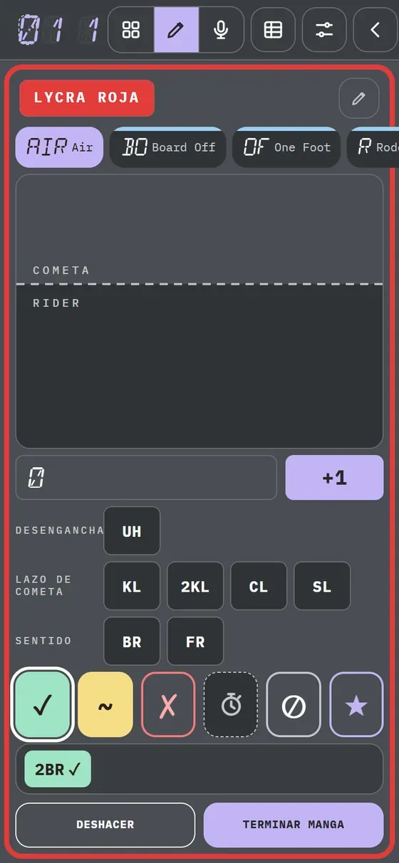 Demostración en la app: Tu desk · Gestos