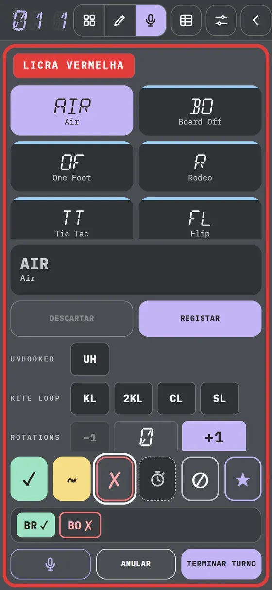 Demonstração na app: O seu desk · Voz