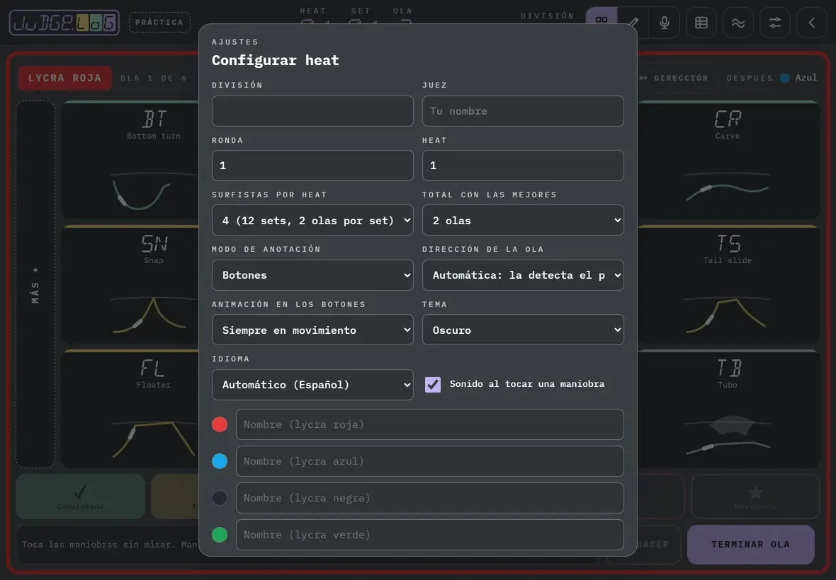 Configurar el heat · 2/6
