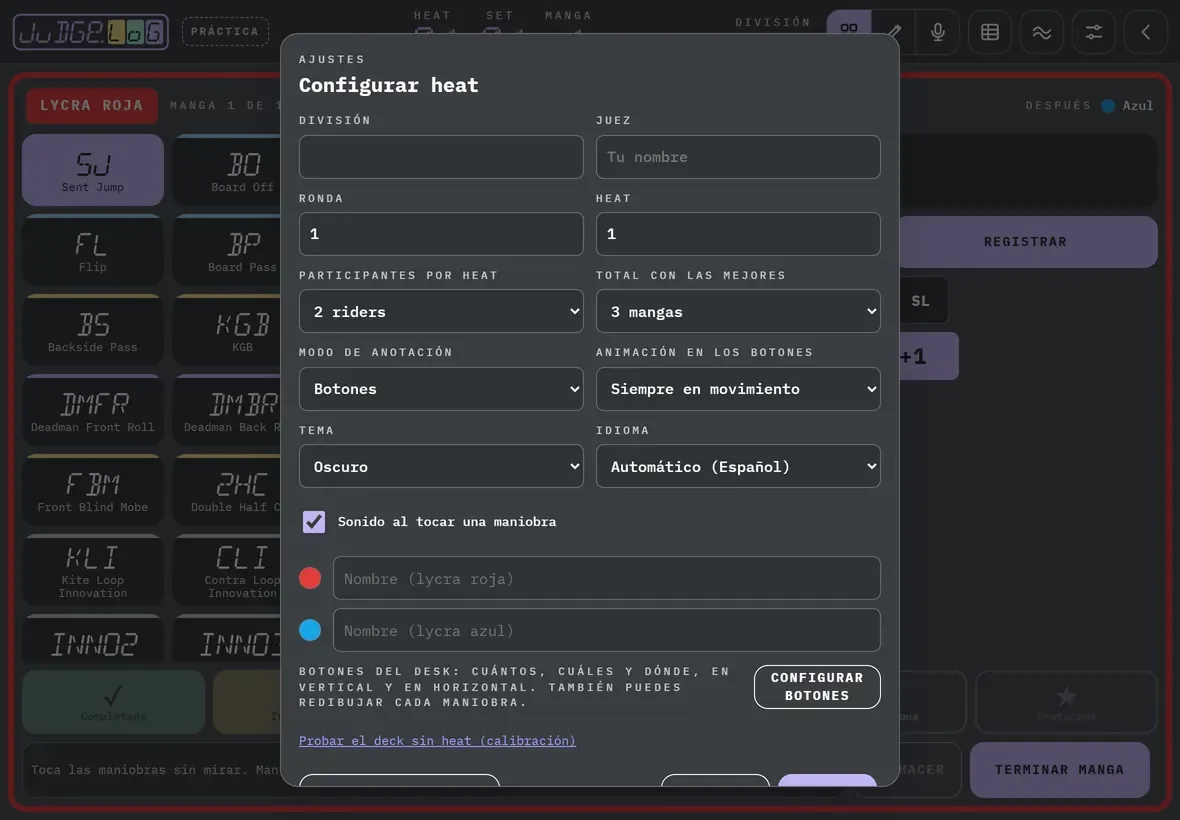 Configurar el heat · 2/6