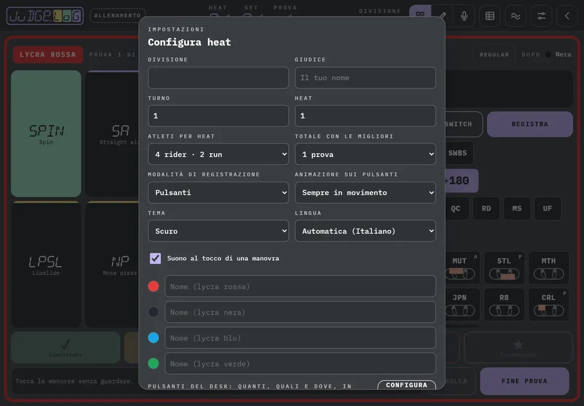Configurare l'heat · 2/6