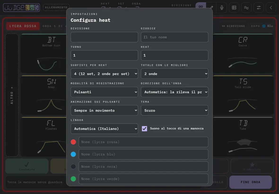 Configurare l'heat · 2/6