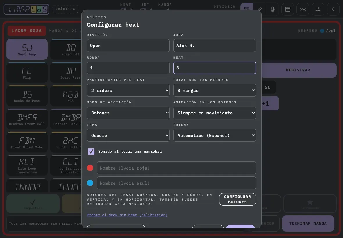 Configurar el heat · 3/6