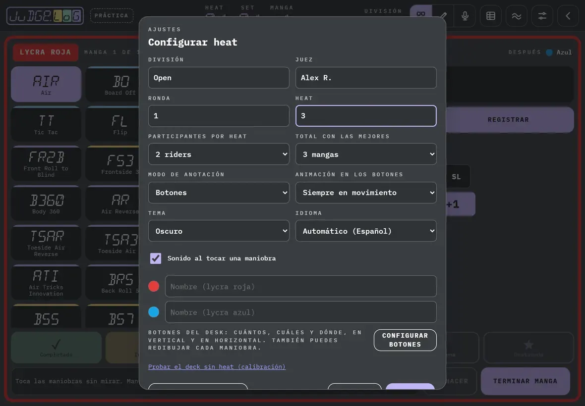 Configurar el heat · 3/6